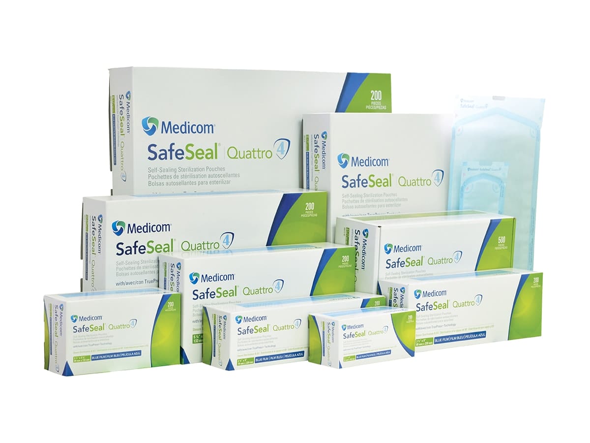 SafeSeal Quattro Pouch 133x254mm - Box 200